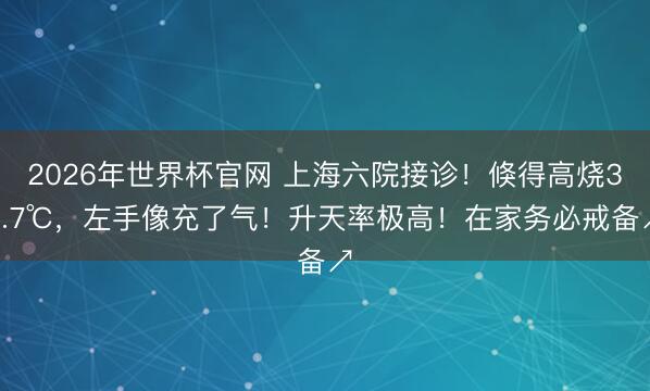 2026年世界杯官网 上海六院接诊！倏得高烧39.7℃，左手像充了气！升天率极高！在家务必戒备↗