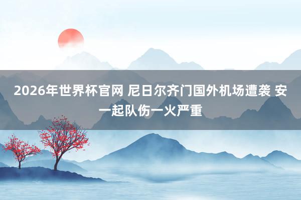 2026年世界杯官网 尼日尔齐门国外机场遭袭 安一起队伤一火严重